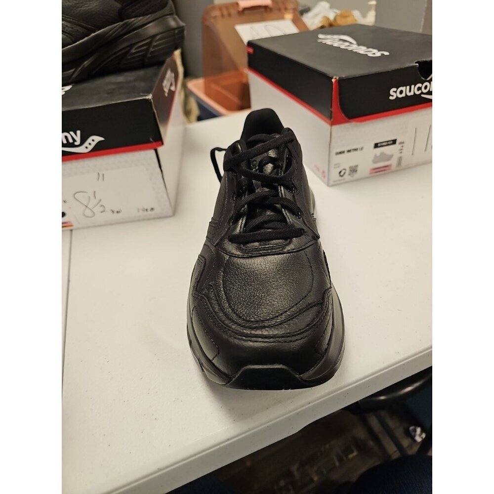 SAUCONY WOMEN'S GUIDE METRO LE LEATHER MAX CUSHION‎  WALKING Sz 10 XW BLACK NEW - Picture 6 of 9